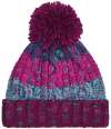 BB486 (B486) Corkscrew Pom Pom Beanie winter berries colour image